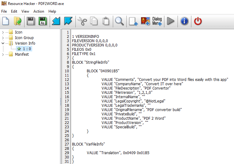 metadata resource hack