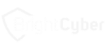 Logo of BrightCyber featuring stylized white text, a shield icon on the left, and a subtle nod to MDR expertise.
