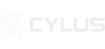  The Cylus logo prominently features a stylized helmet on the left, symbolizing robust security, with "CYLUS" in bold, sans-serif letters on the right. This emblem represents cutting-edge solutions like MSSP and SOC in cybersecurity innovation.