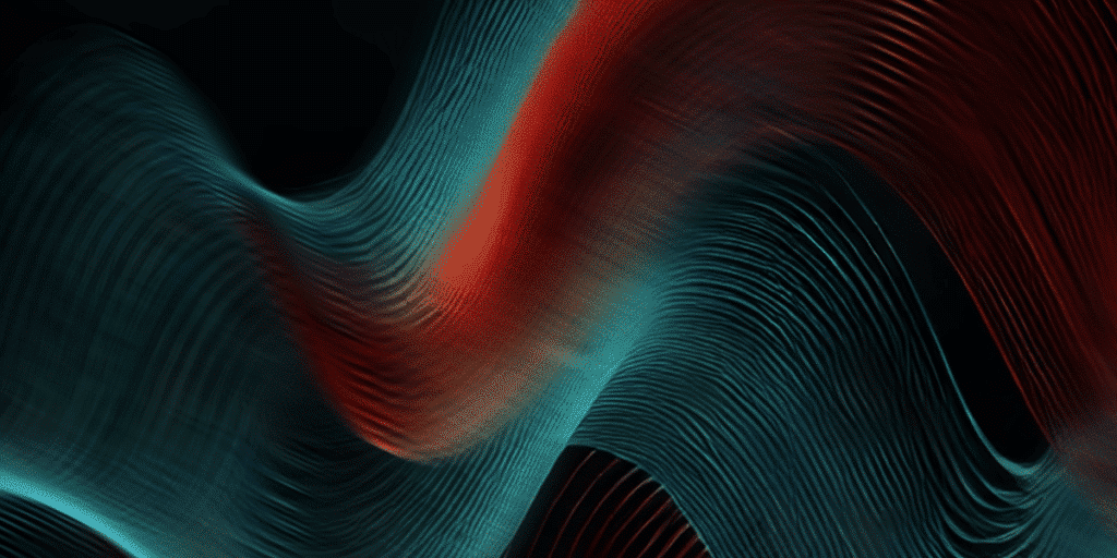 Abstract cybersecurity MXDR shapes