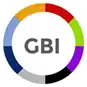 A circular logo with "GBI" at the center, surrounded by a ring divided into colored segments—black, red, orange, green, purple, blue, and dark blue—embodying the spirit of a Transformational CISO.