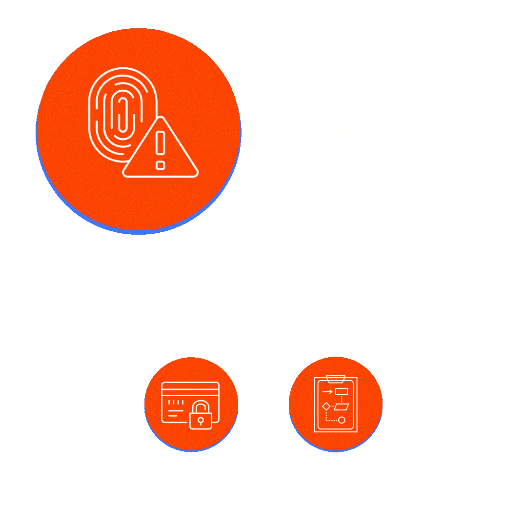  A graphic with the heading "Analyze" and text describing Threat Exposure Assessment of defensive and adversarial capabilities, assets, and vulnerabilities in cyber security, alongside related security icons.