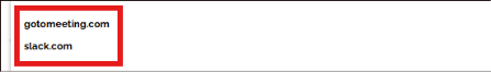 A white rectangle with a red border contains the text 